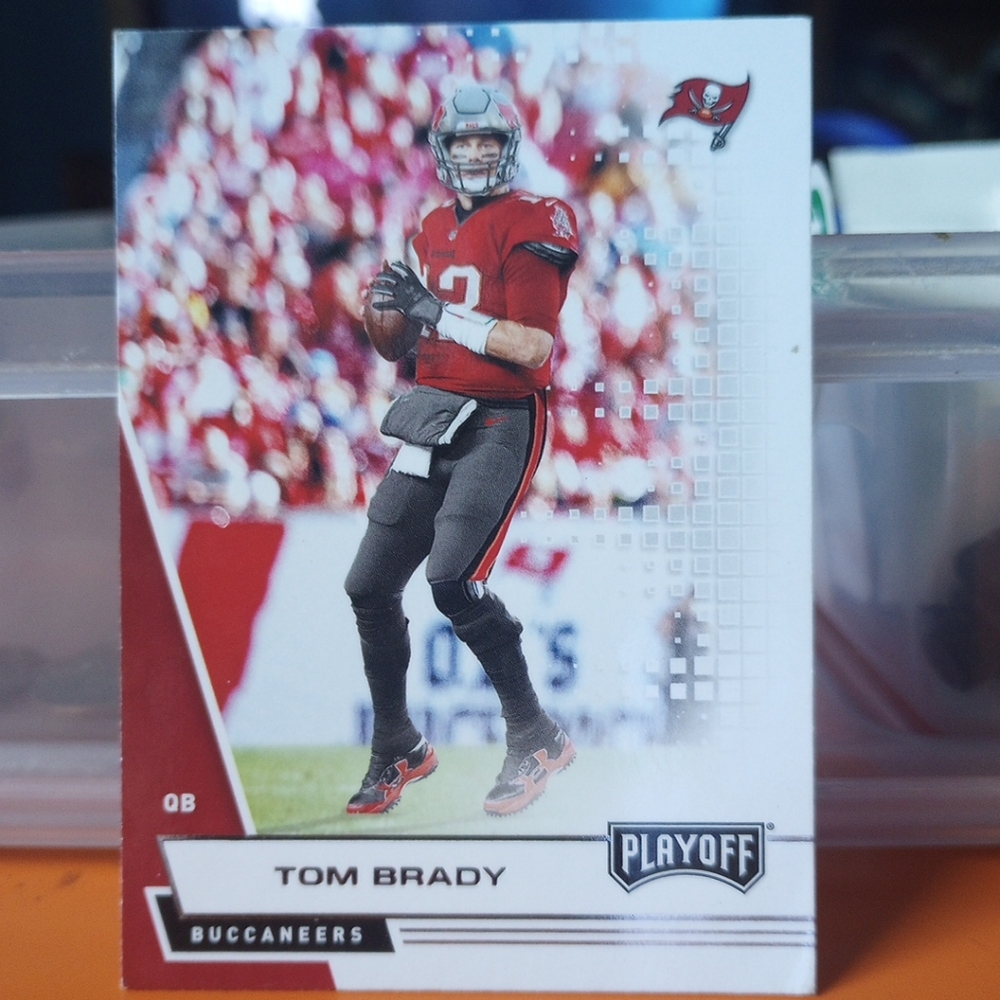 Panini Buccaneers Football Card - Red and Black